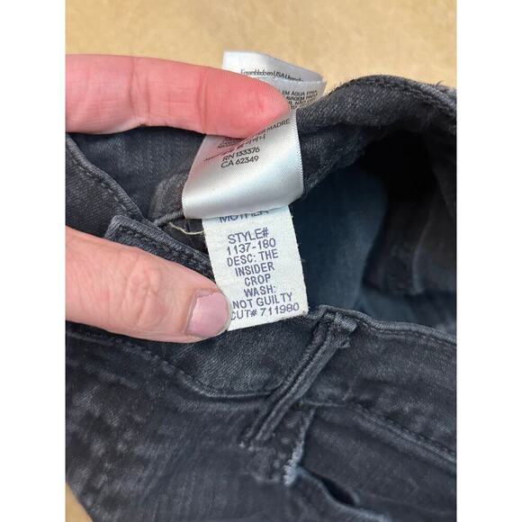 MOTHER Insider Crop Jeans in Not Guilty Size 27 - Picture 7 of 8